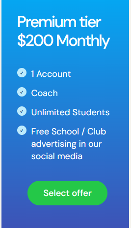 Standard tier $200 Monthly